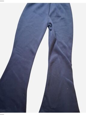 Navy Flared Leg Pants